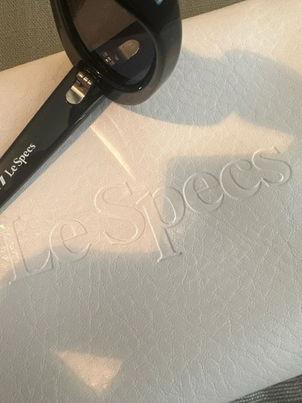 Le Specs Outta Love Sunglasses — Black & Smoke Mono